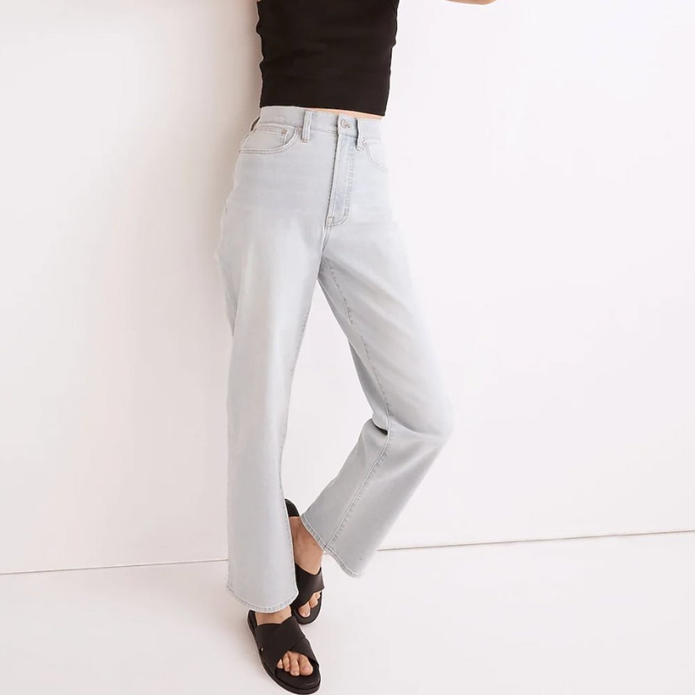 MADEWELL The Perfect Vintage Straight Jean in Mosedale Wash Size 26